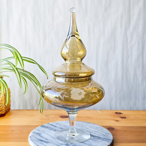 Vintage amber glass - amber, apothecary